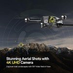 Holy Stone HS720 GPS Drone with Camera for Adults 4K UHD, 52 Minutes Flight Time, Foldable Quadcopter with Brushless Motor, Auto Return Home, Follow Me, Long Control Range