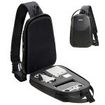 PEKREWS DJI Mini 3 Case, Mini 4 Pro Case, Portable Drone Bag Compatible with Fly More Combo Accessories, Waterproof Travel RC 2 Backpack for DJI RC/2/N3/N2/N1 Controller and Drone Accessories