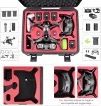 FPVtosky Professional Hard Case for DJI FPV [Case Only] - DJI FPV Drone Carrying Case Accessories - Fits 6 batteries - Keep Props On - Compatible with Goggles Integra