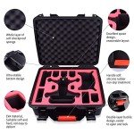 FPVtosky Professional Hard Case for DJI FPV [Case Only] - DJI FPV Drone Carrying Case Accessories - Fits 6 batteries - Keep Props On - Compatible with Goggles Integra