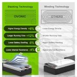 OVONIC 4s Lipo Battery 100C 1550mAh 14.8V Lipo Battery with XT60 Connector for RC FPV Racing Drone Quadcopter