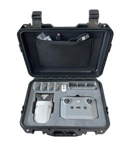 INNVO DJI Mini 4K Waterproof Case Hard Carrying Case Compatible with DJI Mini 2 & 2SE Drone and Fly More Combo Set Black