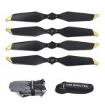 AxPower 2 Pairs Drone Propellers for DJI Mavic Pro or Mavic Pro Platinum Propellers Low-Noise and Quick-Release 8331F