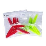 8pcs 3-Blade Props high-Speed Propellers, 7inch 180mm CW CCW for Racing Frame FPV Drone 2206-1500kv Motors,GEMFAN 7040（Yellow and Red）