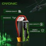 OVONIC 4s Lipo Battery 35C 2200mAh 14.8V Lipo Battery with XT60 Connector for Airplane RC Quadcopter Helicopter FPV Drone