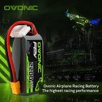 OVONIC 4s Lipo Battery 35C 2200mAh 14.8V Lipo Battery with XT60 Connector for Airplane RC Quadcopter Helicopter FPV Drone