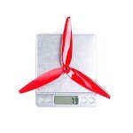 8pcs 3-Blade Props high-Speed Propellers, 7inch 180mm CW CCW for Racing Frame FPV Drone 2206-1500kv Motors,GEMFAN 7040（Yellow and Red）