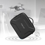 MOSISO Hard Travel Carrying Case Compatible with DJI Mini 3 Pro Drone with RC & RC-N1 Remote Controller and Accessories, Portable Waterproof Protective Storage Case Bag with Shoulder Strap, Black