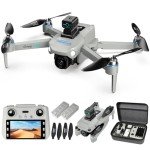 Drone with 4K UHD Camera for Adults,GPS RC Drone Brushless Motor,Upgraded Tablet Screen,2 Axis Gimbal EIS, Smart FPV Foldable Quadcopter for Beginners, Auto Return, Follow Me, Waypoints, 60 Mins Flight Time,Gift Drone, with Obstacle Avoidance