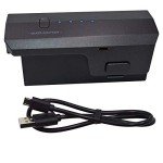 Blomiky 1 Pack 11.1V 3S 2500mAh/27.75Wh Li-po Rechargeable Battery and USB Cable Replacement for SJRC RUKO F11 F24 DE22 Pro and F11GIM F35 4K Pro Drone /F11 Battery