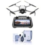 DJI Mini 4 Pro (DJI RC 2), Folding Mini-Drone with 4K HDR Video Camera for Adults, Under 0.549 lbs/249 g, 34 Mins Flight Time, 20 km Max Video Transmission Distance, Omnidirectional Vision Sensing