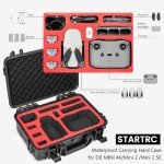 Tomat Mini 4K Case Waterproof Hard Carrying Case for DJI MINI 4K/Mini 2 /Mini 2 SE Fly More Combo Accessories