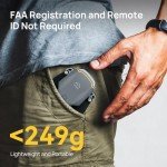 Ameta Drones with Camera for Adults 4k UHD, S20 Lite Brushless Motor FPV Foldable RC Drones for Adults Kids Beginners with 36 Mins Long Flight, Altitude Hold, Headless Mode, Circle Fly, 360° Flips, Cool Toys Gifts for Men Boys(Under 249G)