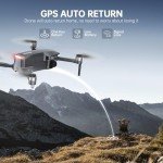 Drone with Camera 4K for Adults Beginners, Drone with GPS, Brushless Motor, Auto Return, Follow Me, Tap Fly, Circle Fly,One Key Start, 45 Mins Long Flight, Under 249g