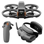 DJI Avata 2 Fly More Combo (1 Battery), FPV Drones with Camera for Adults 4K, Immersive Experience, Built-in Propeller Guard, Easy Flip/Roll, FAA Remote ID Compliant, POV Content Drone, Black