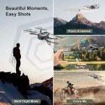 TENSSENX Foldable GPS Drone with 4K UHD Camera for Adults Beginner, TSRC Q8 FPV RC Quadcopter with Brushless Motor, 5G WiFi Transmission, Follow Me, Optical Flow, Smart Return Home, 90 Min Long Flight