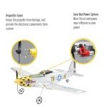 Top Race Spare Propellers TR-C285G Rc Plane and TR-C385 4 Channel Remote Control Airplane with Propeller Savers and Adapters Pack of 3