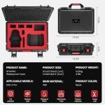 STARTRC Mini 4 Pro Case Waterproof Hard Carrying Case for DJI Mini 3 Pro/Mini 3 Accessories,Travel Case for DJI Mini 4 Pro Fly More Combo (RC2/RC/N1/N2 Controller)