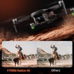Bwine GPS Drone with Camera 4K UHD - F7MINI, Under 249g, 60-Min Flight Time, Auto Return, Follow Me, Waypoint Fly, Circle Fly, 5GHz Transmission - Ideal for Adult Beginners