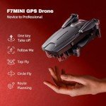 Bwine GPS Drone with Camera 4K UHD - F7MINI, Under 249g, 60-Min Flight Time, Auto Return, Follow Me, Waypoint Fly, Circle Fly, 5GHz Transmission - Ideal for Adult Beginners