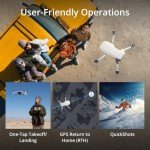 Specta Mini GPS Drone with 4K UHD Camera, Under 249g, 3 Aixs Gimbal with 10KM FPV Transmission, 4K/30fps Video, 31-Min Flight, Auto Return, Lightweight and Foldable Drone for Adults Beginners