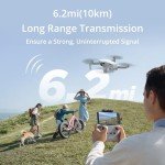 Specta Mini GPS Drone with 4K UHD Camera, Under 249g, 3 Aixs Gimbal with 10KM FPV Transmission, 4K/30fps Video, 31-Min Flight, Auto Return, Lightweight and Foldable Drone for Adults Beginners