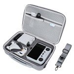 Skyreat Mini 3 Pro / Mini 3 Case ,PU Leather Hard Carrying Case Compatible with DJI Mini 3 Pro Drone and Accessories