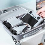 Skyreat Mini 3 Pro / Mini 3 Case ,PU Leather Hard Carrying Case Compatible with DJI Mini 3 Pro Drone and Accessories