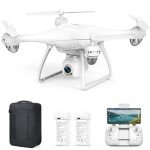 TOMZON P5G GPS Drones with Camera for Adults 4K, Under 249g, FPV Camera Drone with 5G WiFi Transmission for Beginner, Auto Return Home, Follow Me, Custom Flight, 36 Mins Fly Time, CarryBag, White