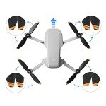 (24 Pcs) Mavic Mini 2/Mini 2 SE/Mini SE/Mini 4K Propellers Compatible with DJI Mini 2/Mini SE/Mini 2 SE/Mini 4K Drone Replacement Low-Noise and Quick-Release Blades Props Accessories (Orange)