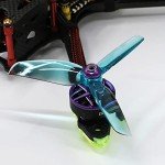 16pcs 3-Blade Props high-Speed Propellers Popo, 4inch 100mm CW CCW for Racing Frame FPV Drone 1406 2205 1806 Brushless Motors,GEMFAN 4032（Blue,Red,Black,Yellow）