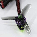 16pcs 3-Blade Props high-Speed Propellers Popo, 4inch 100mm CW CCW for Racing Frame FPV Drone 1406 2205 1806 Brushless Motors,GEMFAN 4032（Blue,Red,Black,Yellow）