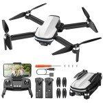 Holy Stone FPV Drone with 1080P HD Camera for Beginner Adults and Kids, HS280D Foldable RC Quadcopter with Brushless Motor, Optical Flow, Tap Fly, Voice Control, Gesture Selfie, 2 Modular Batteries