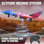 BEZGAR Drones for Kids | 2.4GHZ RC Plane, Spider Toys for Boys, Remote Control Spider, 6-axis Gyro Remote Control Airplane, RC Helicopter, 360° Flip Fighter Jet Toy, Toys for ages 8-13