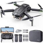 Ruko F11MINI Drone with Camera 4K, Under 250g, 60 Mins Flight with 2 batteries, 5GHz Transmission, GPS Auto Return, Brushless Motor, Foldable and Lightweight, FPV Quadcopter for Beginner, Adults