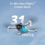 DJI Mini 4K Drone Quadcopter with Camera for Adults, Under 249 g, 3-Axis Gimbal Stabilization, 10km Video Transmission, Auto Return, Wind Resistance, 31-Min Flight Bundle with Deco Gear Accessories