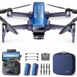 Veeniix V11PRO Drone with 8K Camera for Adults, 3-Axis Gimbal Drone with 4K/30fps Video, 1/2 CMOS Sensor, 80min Flight Time with 2 Batteries, 6KM Video Transmission Quadcopter, Professional Drone