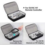 JSVER Carrying Case for DJI Mini 3 Pro/Mini 3 - Hard Shell Travel Storage Case With RC/RC-N1 Remote Controller and Accessories