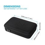 JSVER Carrying Case for DJI Mini 3 Pro/Mini 3 - Hard Shell Travel Storage Case With RC/RC-N1 Remote Controller and Accessories