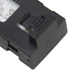 RC Drone Battery, RC Drone Battery Replacing Part for E88 E88MAX E525 E99 K3 RC UAV, 3.7V 1800Mah Lithium Quadcopter Battery Spare Parts, Drone RC Drone Quadcopter Battery (Black)