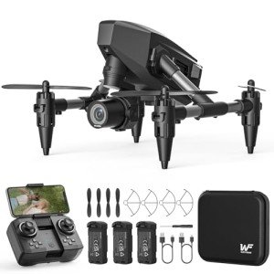 Drone with Camera for Kids 1080P, Wefone Mini Drone for Beginners Adults Small RC Dron HD FPV Quadcopter with Optical Flow Positioning, 3 Batteries, 3D Flip, One Key Start, Toy Gifts for Boys Girls