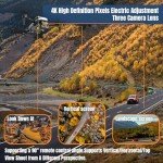 Drone with Camera 4k HD FPV Foldable Drone for Beginners, Quadcopter with Voice Gesture Control, One Key Take Off/Land, Optical Flow Positioning, 360° Flip, Waypoint Fly,2 Batteries