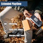 Drone with Camera 4k HD FPV Foldable Drone for Beginners, Quadcopter with Voice Gesture Control, One Key Take Off/Land, Optical Flow Positioning, 360° Flip, Waypoint Fly,2 Batteries