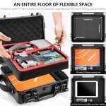 FPVtosky Dual Layer Hard Case for DJI Mini 4 Pro/Mini 3/ Mini 3 Pro Fly More Combo, Waterproof Mavic Mini 4 Pro Drone Carry Case Bag, Fits DJI RC2/ RC, RC-N2/ N1 Accessories