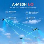 Autel Robotics EVO MAX 4N Drone, Starlight Night-Vision/Wide/Thermal/L~aser 4 Cameras in One UAV, A-Mesh 1.0, 720° Obstacle Avoidance, Triple Anti-Jamming, Hot-Swappable, 42 Mins, IP43, Autel SDK