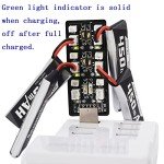 Blomiky 4 Pack 1S 3.8V 450mAh 80C Lipo Battery with PH2.0 Plug Compatible with S Free Style RC Quadopter Drone / F4 Battery 4