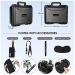 GAGITERVR Hard Carrying Case for DJI FPV Drone, Waterproof Suitcase for FPV Combo Fly More and Accessories Safe and Portable