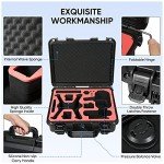 GAGITERVR Hard Carrying Case for DJI FPV Drone, Waterproof Suitcase for FPV Combo Fly More and Accessories Safe and Portable