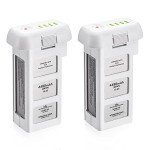 2-Pack Phantom 3 Battery, 15.2V 4480mAh Intelligent Flight Battery for DJI Phantom 3 Standard, DJI Phantom 3 Pro, DJI Phantom 3 Advanced, DJI Phantom 3 4K, DJI Phantom 3 SE Drone