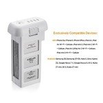 2-Pack Phantom 3 Battery, 15.2V 4480mAh Intelligent Flight Battery for DJI Phantom 3 Standard, DJI Phantom 3 Pro, DJI Phantom 3 Advanced, DJI Phantom 3 4K, DJI Phantom 3 SE Drone